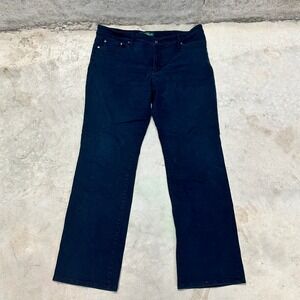 LRL Lauren Jeans Co. Ralph Lauren‎ Modern Straight Curvy Jeans - Size 16